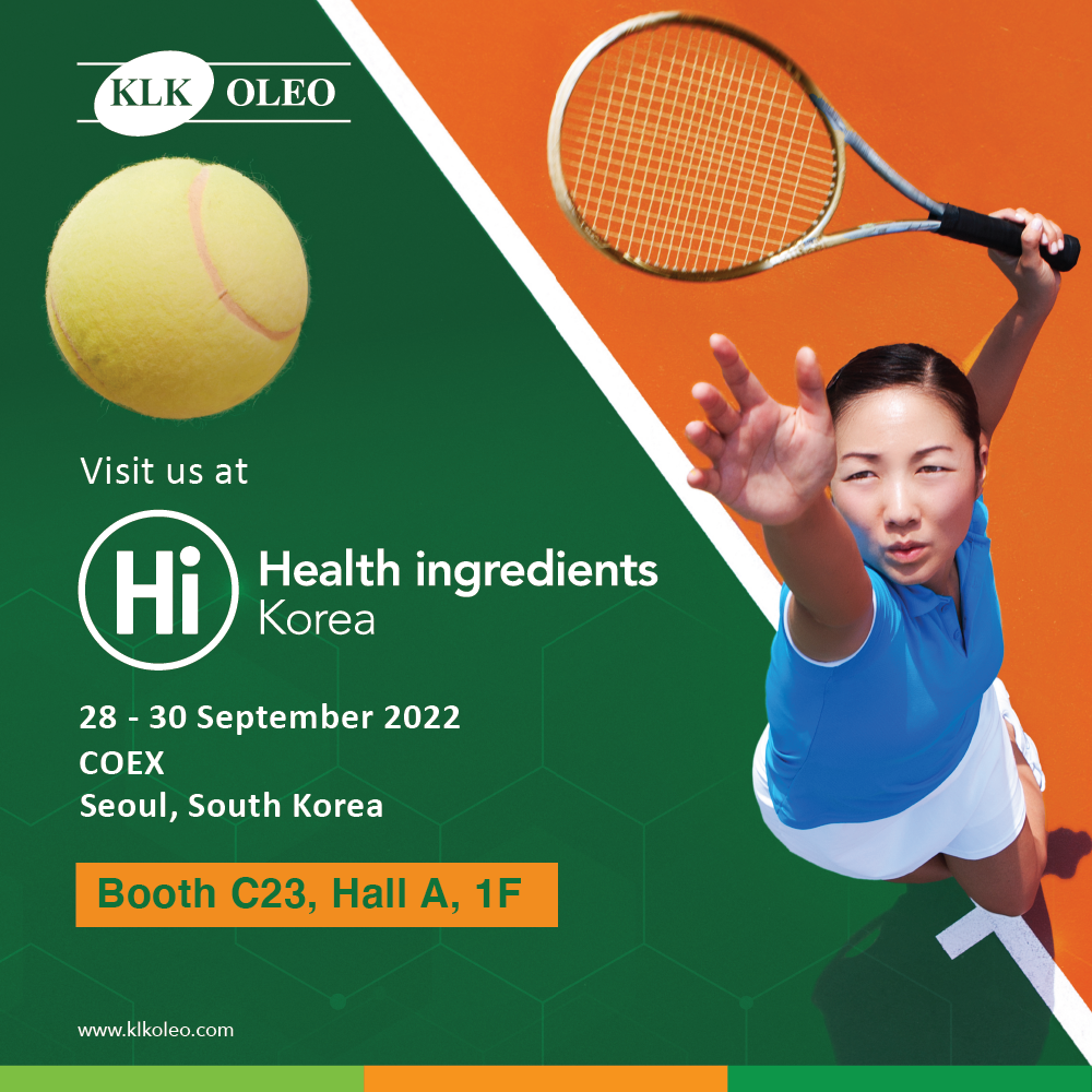 Discover KLK OLEO’s purpose-led solutions for Healthy Ageing and Healthier Living at HI Korea