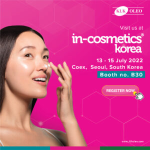 KLK OLEO e-invite to In-Cosmetics Korea